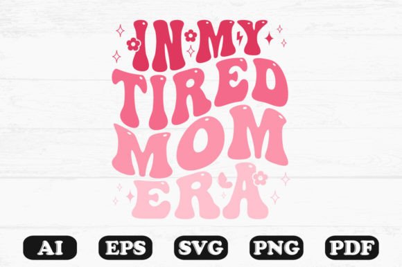 In My Anxiety Era Retro Wavy SVG T-shirt: Graphics for Crafts Brands