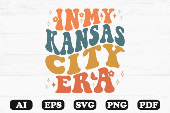 In My Kansas City Era Retro Wavy SVG Graphics