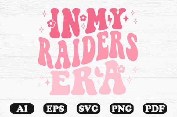 In My Raiders Era Retro Wavy SVG: Graphics for Crafts & Branding