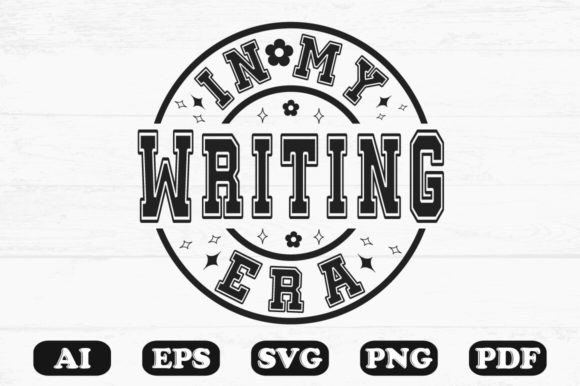 In My Writing Era SVG: Graphics for Crafts